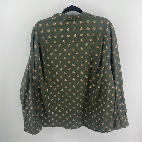 Duluth Trading Untucked Moscow Mule cocktail print long sleeve button up shirt - Picture 7 of 7